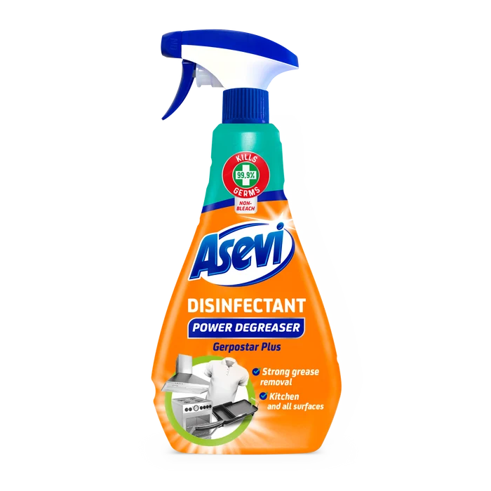 Asevi Gerpostar Plus Disinfectant Power Degreaser – 750ml